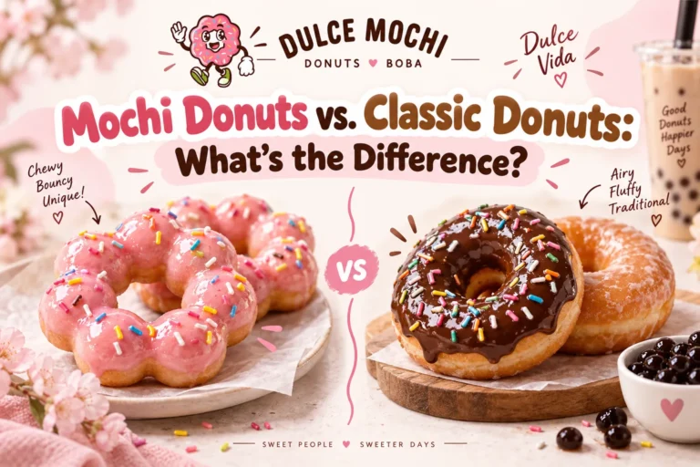 mochi donuts vs regular donuts